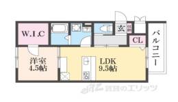 牧野阪新築アパート間取り図面
