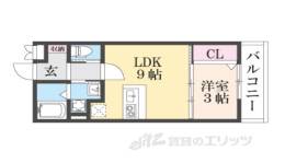 牧野阪新築アパート間取り図面