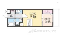 牧野阪新築アパート間取り図面