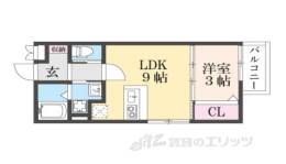 牧野阪新築アパート間取り図面