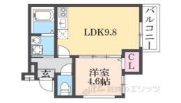 フジパレス大物公園１番館間取り図面