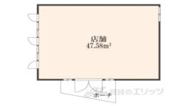 フレッシュ・フィールド１Ｆ店舗間取り図面