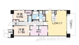 シエリア京都山科間取り図面