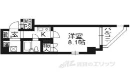 アクシルコート京都二条ウエスト間取り図面