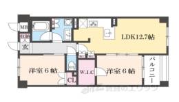 ラシュレ京都西大路間取り図面