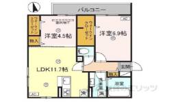 アリビオ立花間取り図面