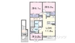 メゾン　モナムール　１間取り図面