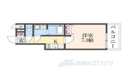 セオリー京都オーラ間取り図面