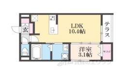 （仮称）天理新築アパート間取り図面