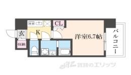 ワールドアイ大阪ＥａｓｔＣｉｔｙ間取り図面