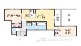 D-ROOM伏見駅前間取り図面