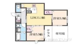 D-ROOM伏見駅前間取り図面