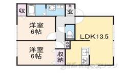 カーサアゼリアB間取り図面