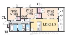 ＡＭＥＮＩＴＹＣＯＵＲＴ　Ｋ．Ｉ間取り図面