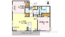 GRAMM東小野堀町WEST間取り図面