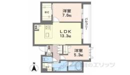 グランシャーメゾン新大宮間取り図面