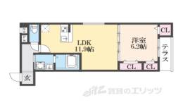 フジパレス鴻池新田V番館間取り図面