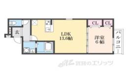 フジパレス鴻池新田V番館間取り図面