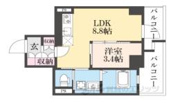 ジオエント四条大宮間取り図面