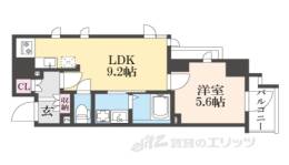 ジオエント四条大宮間取り図面