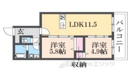 フローリア京都間取り図面