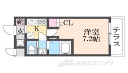 ＡＩＬＥ南武庫之荘ｗｅｓｔ間取り図面