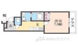 フジパレス阪急園田ＥＡＳＴ５番館間取り図面