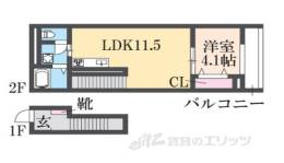 リベルテ逆瀬川間取り図面