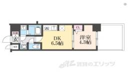 CREST TAPP 京都太秦天神川 DEX １間取り図面