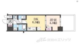 CREST TAPP 京都太秦天神川 DEX １間取り図面