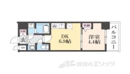 CREST TAPP 京都太秦天神川 DEX １間取り図面