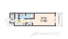 CREST TAPP 京都太秦天神川 DEX １間取り図面