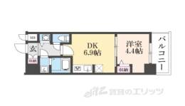 CREST TAPP 京都太秦天神川 DEX １間取り図面