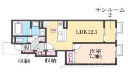 ランドマーク気比２間取り図面