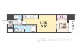 アドバンス大阪アネラ間取り図面