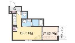 アビタシオン嵯峨嵐山間取り図面