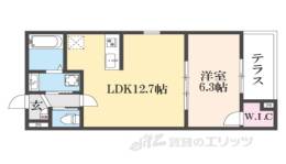 ココングランジュール伏見黒茶屋町間取り図面