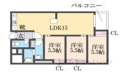 プランタンビル間取り図面