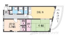 秀栄ハイツ武庫之荘間取り図面