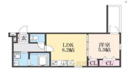 フジパレス花園中央公園南２番館間取り図面
