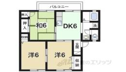 エクレール平城A間取り図面