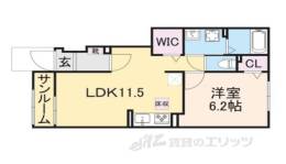 サニータウン横田２間取り図面