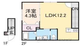 イオ・リアン坂本２間取り図面