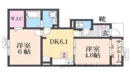 ヴィラ・スウィート・ＣＯＣＯ２間取り図面