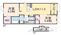 Ｆｒｅｅ　Ｌｉｆｅ　１２　Ａ間取り図面