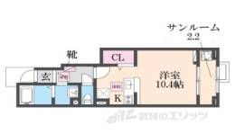 ＳＯＬＡＲＥ　２間取り図面