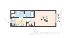 D.CLAREST CREST TAPP 二条間取り図面