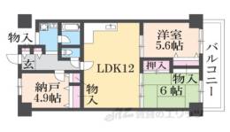 ネオコーポ大津湖城ヶ丘　Ｂ間取り図面