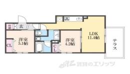 ＭａｉｓｏｎｄｕＣｈａｔ間取り図面