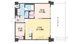 プレジオ宝塚ASIAN間取り図面